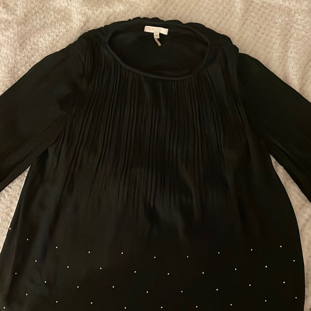 Black long sleeve blouse